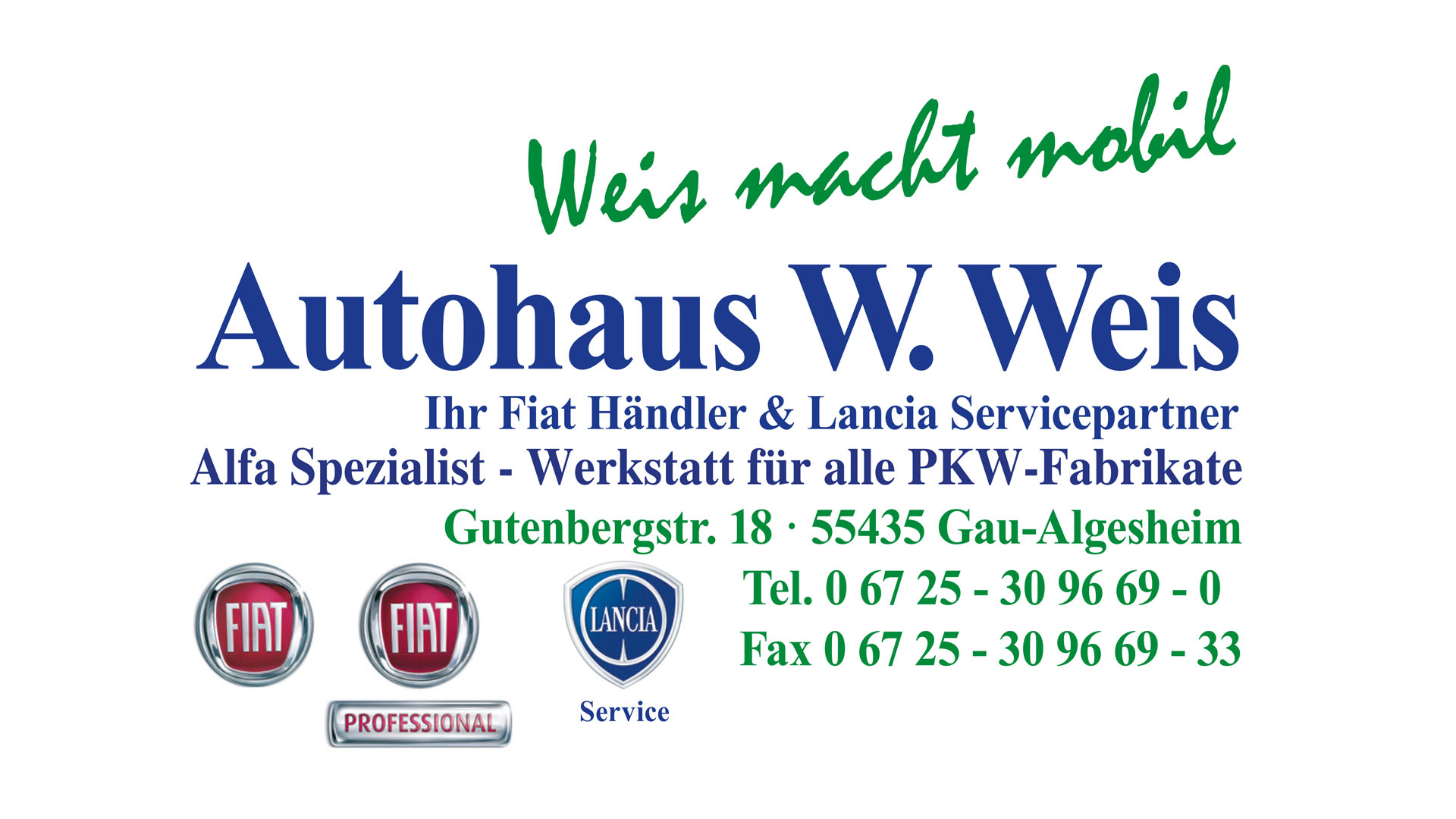 Autohaus Willi Weis Offizieller Fca Handler